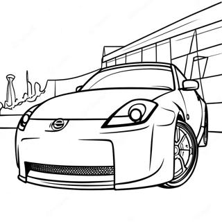 Page A Colorier Nissan 350z Elegant 61947-51338