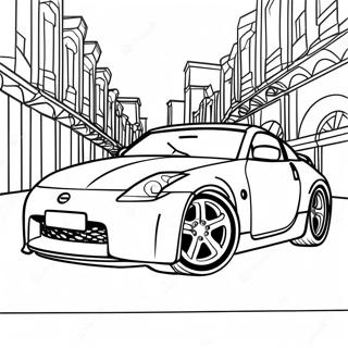 Page A Colorier Nissan 350z Elegant 61947-51339