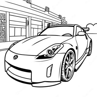 Page A Colorier Nissan 350z Elegant 61947-51340