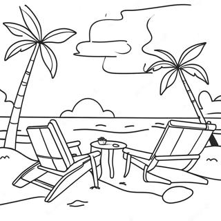 Page A Colorier De Scene De Plage De Bluey 61986-51370