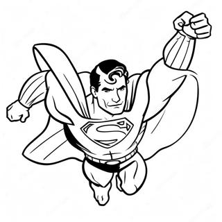 Page A Colorier De Lhomme Dacier Super Heros Volant 62057-51430