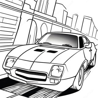 Page A Colorier Dominic Toretto Conduisant Vite 6205-4957