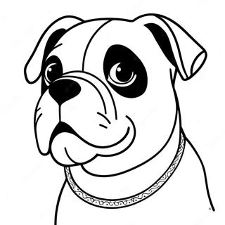 Page A Colorier De Bulldog Americain 62066-51435