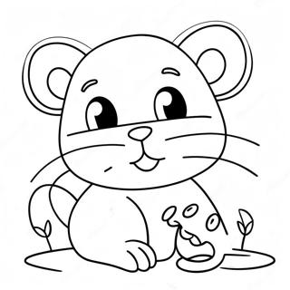 Page A Colorier Chat Et Souris Joueurs 62127-51489