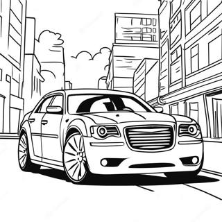 Page A Colorier Chrysler 300 Elegante En Mouvement 62137-51486