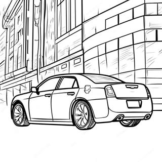 Page A Colorier Chrysler 300 Elegante En Mouvement 62137-51487