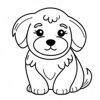 Page A Colorier De Chiot Havanese Mignon 62268-51582