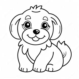 Page A Colorier De Chiot Havanese Mignon 62268-51583