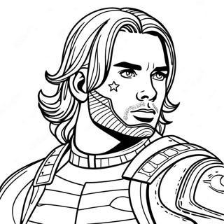 Bucky Barnes Pages À Colorier