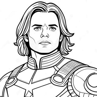 Page A Colorier De Bucky Barnes 62297-51602