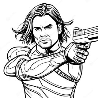 Page A Colorier De Bucky Barnes Le Soldat Dhiver 62298-51608