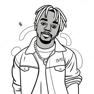 Page A Colorier De Lil Uzi Vert En Tenue Stylee 62308-51630