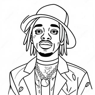 Page A Colorier De Lil Uzi Vert En Tenue Stylee 62308-51632