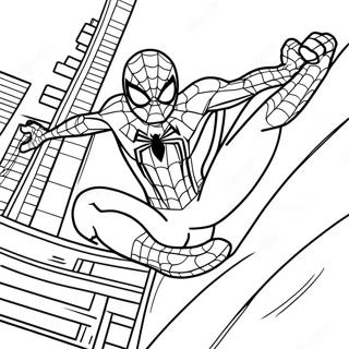 Page A Colorier Spiderman De Retour A La Maison 6234-4978