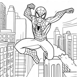 Page A Colorier Spiderman De Retour A La Maison 6234-4979