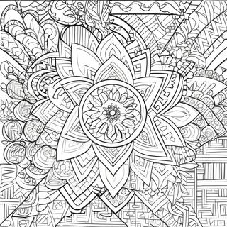 Page A Colorier De Motifs Geometriques Dart Islamique 62357-51655