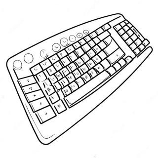 Page A Colorier Clavier 62437-51706