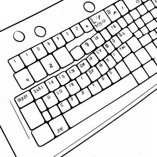 Page A Colorier Clavier 62437-51707