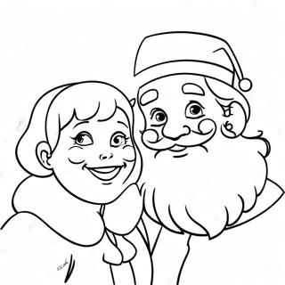 Page A Colorier Du Pere Noel Et De Mme Noel 62577-51826