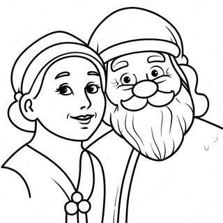 Page A Colorier Du Pere Noel Et De Mme Noel 62577-51828