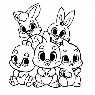 Page A Colorier Des Personnages Adorables Des Bebes Looney Tunes 62618-51872