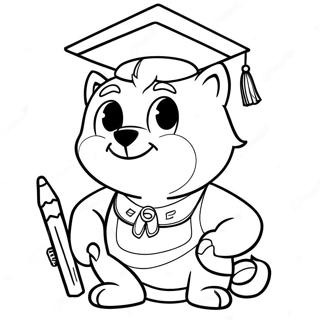 Page A Colorier De Mascotte De College 62657-51894