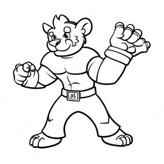 Page A Colorier De Mascotte De College Feroce 62658-51897