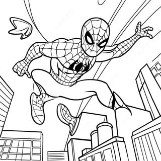 Noël De Spiderman Pages À Colorier