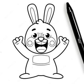 Rabbids Pages À Colorier