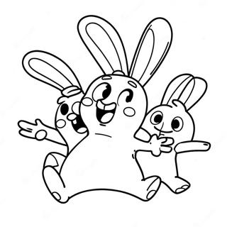 Page A Colorier Des Rabbids Droles En Action 62718-51945