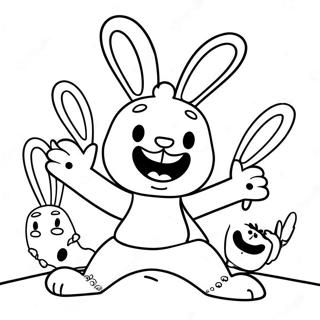 Page A Colorier Des Rabbids Droles En Action 62718-51948