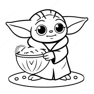 Page A Colorier De Baby Yoda Pour La Saint Valentin 62778-51994