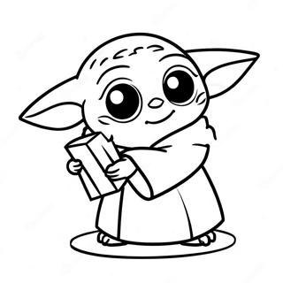 Page A Colorier De Baby Yoda Pour La Saint Valentin 62778-51995