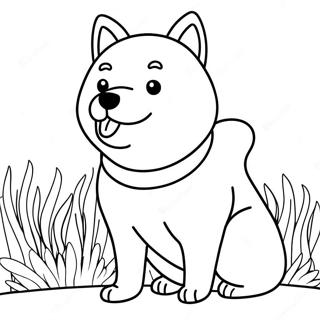 Page A Colorier De Shiba Inu 62838-52023