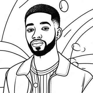 Page A Colorier De Brent Faiyaz 62848-52037