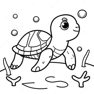 Page A Colorier Dun Mignon Bebe Tortue De Mer 62859-52051