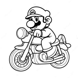 Page A Colorier Mario Sur Une Moto Cool 62909-52089