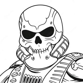 Page A Colorier Skull Trooper 63029-52175