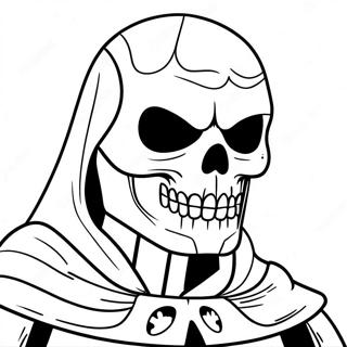 Page A Colorier De Skull Trooper Cool Avec Cape 63030-52166