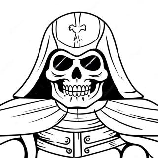 Page A Colorier De Skull Trooper Cool Avec Cape 63030-52167