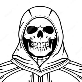 Page A Colorier De Skull Trooper Cool Avec Cape 63030-52168