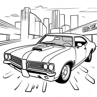 Page A Colorier Voiture Classique Pontiac Gto 63049-52194