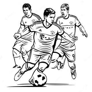 Page A Colorier Joueurs Bayern Munich En Action 63090-52226