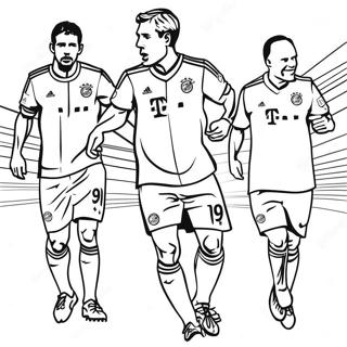 Page A Colorier Joueurs Bayern Munich En Action 63090-52227