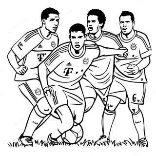 Page A Colorier Joueurs Bayern Munich En Action 63090-52228