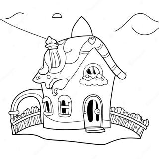 Page A Colorier Maison Licorne 63109-52239