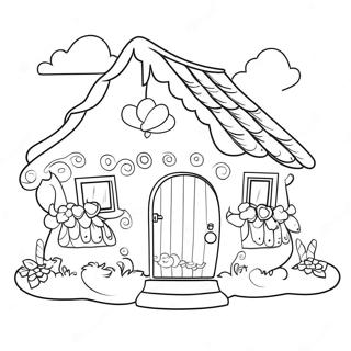 Page A Colorier De La Maison Magique De Licorne 63110-52250