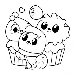 Page A Colorier De Bluey Muffin Avec Des Amis 6315-5047