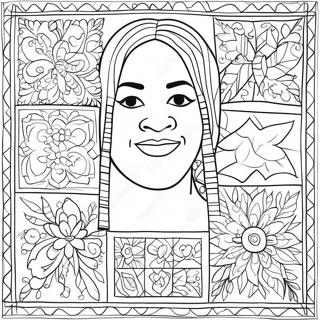 Page A Colorier Du Quilt Colore De Faith Ringgold 63160-52283