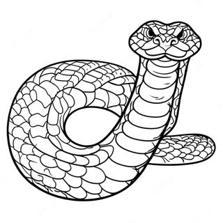 Page A Colorier Un Serpent A Sonnette 63219-52324